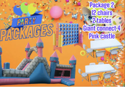 Pink castle party package 2